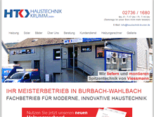 Tablet Screenshot of haustechnik-krumm.de